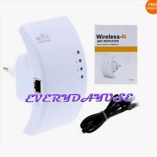 300Mbps Wireless WiFi Repeater 802 11n Network Router Range Expander Extender EU