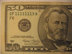 Dollar Bill Serial Number