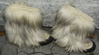 Vintage Yeti Goat's Fur Winter Snow Men's Boots Made in Canada Size 9M