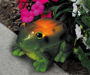 Lights Solar Powered Power Frog Light for Garden Yard