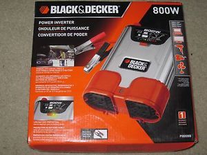 Black Decker 800W Power Inverter P1800BB Duel Outlets