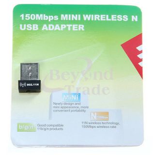 Mini 150Mbps USB WiFi Wireless Adapter