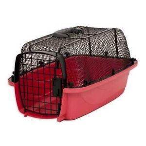 Petmate Look N' See Dog Cat Pet Wire Mesh Carrier Crate Honey Rose PTM21162
