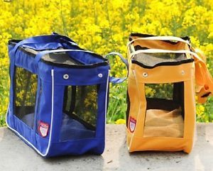 Portable Puppy Pets Dog Cat Carrier Travel Kennel Tote Crate Carrier Bag