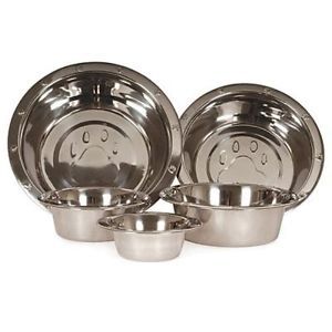 Stainless Steel Bowl Dog Cat Food Water