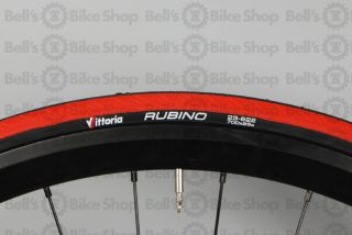 Vittoria Rubino III Tire 700x23 Red Road Track Bike Fixed Gear
