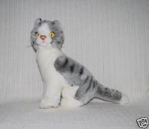New Norwegian Forest Cat Kitten Soft Stuffed Animal Plush Toy 28cm
