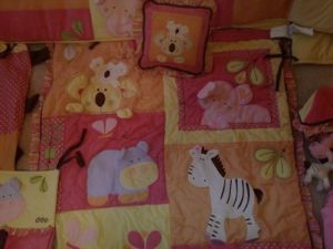Baby Girl Crib Bedding Room Decor Cocola Tropical Punch