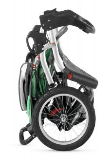 Schwinn Turismo Single Baby Swivel Jogging Stroller Green Black SC116