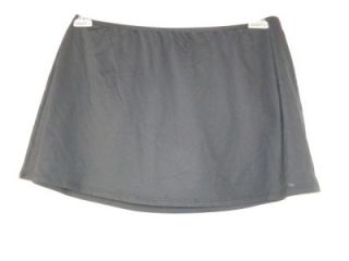 Signature Anne Cole Solid Black Swim Skirt Style 12MC500BLK Small