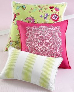 Tommy Hilfiger Rooftop Terrace 18" Decorative Pillow Pink White
