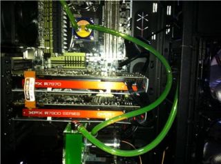 Business or Game AMD Desktop Computer System with Dual AMD XFX 7970 Cards 2X