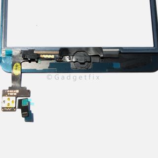iPad Mini Touch Glass Digitizer Screen IC Connector Home Button Flex Assembly