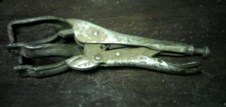 Vintage DeWitt Petersen 9R Vise Grip Welders Clamp Shop Welding Tools