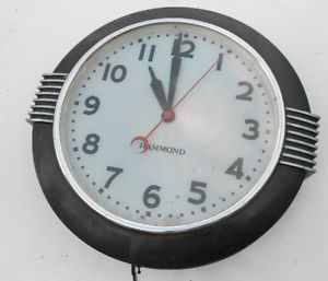 Hammond Art Deco Wall Clock