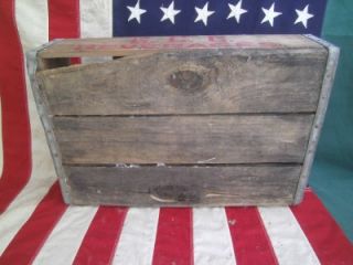 Primitive GCC Beverages Pop Soda Wooden Crate Adverting Country Arts Crafts