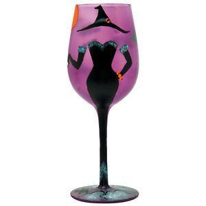 Lolita Wine Glass Halloween Diva Wine Glass
