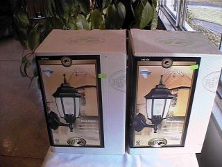 Coach Light Outdoor Wall Mount Dusk to Dawn Two Matching New