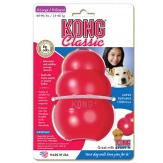 Kong x Large Rubber Treat Dispenser Chew Toy Extra Large Worlds Best Dog Toy