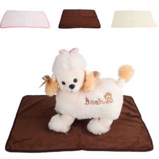 Dog Cat Pet Puppy Blanket Warm Bed Soft Mat Bed Car Seat Cover Medium Large