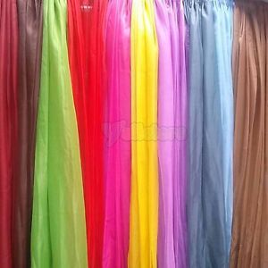 U Pick New Sheer Window Curtains Drape Panels 55"x84" or Voile Scarf 60"X216"