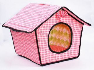 Cute Size Soft Pet Dog Cat Sleeping Bed Kennel House Doggy Warm Cushion Basket