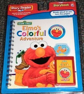 Story Reader Sesame Street Elmo's Colorful Adventure Storybook Cartridge