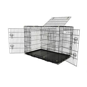 New 42" Champion 3 Door Folding Dog Crate Cage w Divider