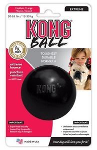 Kong Extreme Ball Rubber Bouncing Ball Dog Chew Toy New Small
