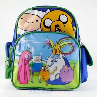12" Small Adventure Time Backpack Finn Jake Dance Boys Girls School Book Bag