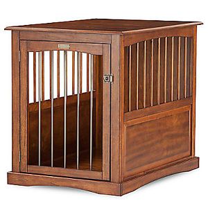New in Box Dog Pet Crate Puppy Kennel Large Chestnut End Table Furniture