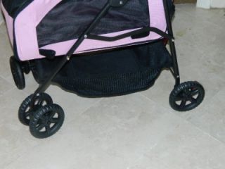 Pet Gear Pink Dog Cat Carrier Stroller Car Seat