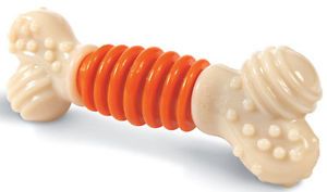 Nylabone Pro Action Small Durable Nylon Bacon Flavored Dental Dog Chew Toy