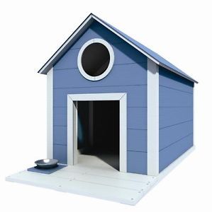 48" x 60" Dog House Plans Gable Roof Pet Size Up to 150 lbs Large Dog 01