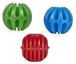 Medium Megalast Ball Asst Colors Designs JW Pet Rubber Type Tough Dog Toy