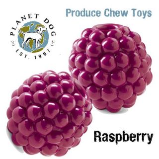 Planet Dog Raspberry Orbee Tuff Produce Fruit Shaped Indestructible Dog Toy