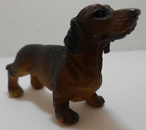 Vintage Dachshund Sausage Hound Wiener Dog Toy Figurine
