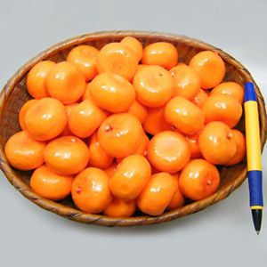 20 Pcs Fake Mini Orange Artificial Fruit Faux Food House Kitchen Party Decor