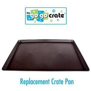 GoGo Pet Products Plastic Dog Crate with Replacement Pan Tray 48 Inch