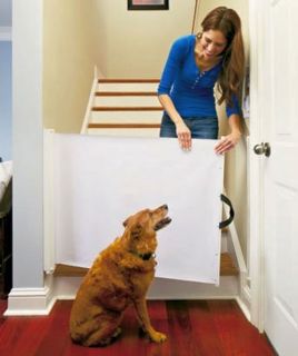 Retractable Pet Gate Gates Wide Door Tall Barrier Dog Supplies Products Indoor