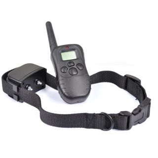 Rechargeable Waterproof Pet Dog Training Collar with LCD Display for One Dog