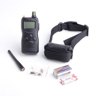 4 in1 99LV Shock Vibra LED Beep LCD Remote Pet Dog Training Control Collar 1000M