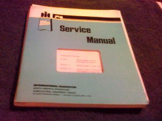 IH International Model V 800 Diesel Engine Service Shop Repair Manual