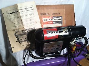 Vintage Champion Spark Engine Analyzer Tool Plug Scope 2000 Garage Art Mancave