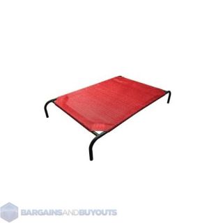Indoor Outdoor Elevated Dog Bed Medium in Red 379837