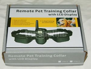 New Pet Remote Electronic Shock Vibration Remote Control Dog Training Collar