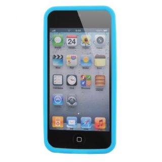Light Blue Solid Color Soft Silicone Case Cover For Apple iPod Touch 5 Touch5