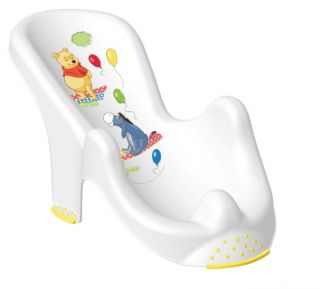 New Disney Winnie The Pooh Plastic Baby Bath Support Seat Cradle Chair