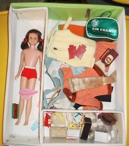 Barbie Mattel Vintage Clothing Accessories Lot w Scooter Doll Case