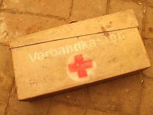 Waffen Luftwaffe Wehrmacht First Aid Medic Paratrooper Stretcher Box